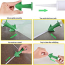 5Pc Caulking Nozzle Applicator Finishing Tool Spatula Plastic Glue Shovel Tile Brick Joints Floor Silicone Remover Hand Tool Set