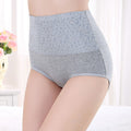 Cotton women&#39;s panties elastic soft large size 4XL Underpanties Embossed ROSE Ladies underwear Breathable sexy High waist briefs