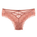 Felinus New Panties Women Lace Underwear Sexy Low-Waist Briefs Hollow Out G String Underpant Solid Comfortable Female Lingerie
