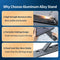MC N3 Portable Laptop Stand Aluminium Foldable Stand Compatible with 10 to 15.6 Inches Laptops For Macbook Lenovo DELL