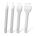 Leather Hole Punches 1+2+4+6 Prong DIY Diamond Lacing Stitching Chisel Set U/V Shaped Groover Leather Edge Beveler Skiving Tools