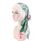 2020 fashion printed flowers women inner hijabs cap muslim head scarf turban bonnet ready to wear ladies wrap under hijab caps