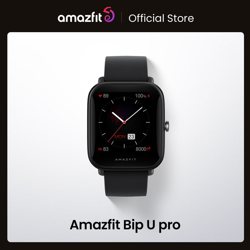 Amazfit Bip U Pro GPS Smartwatch Color Screen 31g 5 ATM Water-resistance 60+ Sports Mode Smart Watch for Android