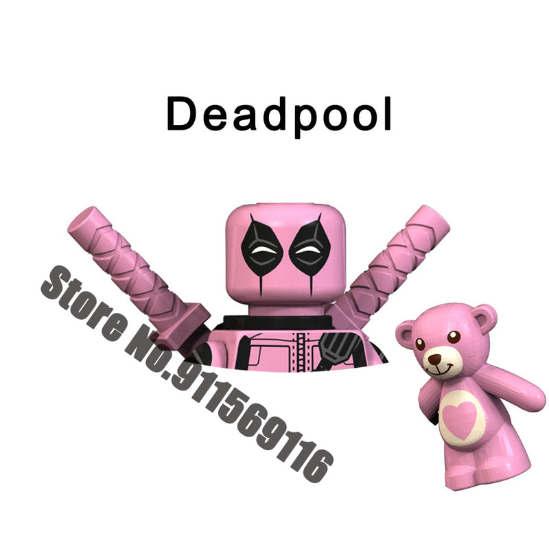 Superhero Building block Loki Iron Man Moon Knight Hulk Thor Captain America Venom Groot Thanos Vision Khonsu Deadpool Brick Toy