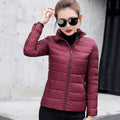 7XL Women 90% White Duck Down Coats 4XL 5XL Women&#39;s Ultra Light Duck Down Jackets Autumn Winter Warm Stand collar Hiking Coats
