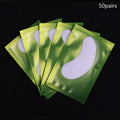 50pairs/pack Hydrating Eye Tip Stickers Wraps Eye Care Pad New Paper Patches Under Eye Pads Lash Under Eye Gel Patches