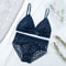 Women Lace Bra Sets Seamless Underwear Backless Vest Sexy Padded Bralette Lingerie Ultrathin Bra &amp; Brief Sets Female Intimates