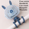 500mAh Stroller Fan Personal Portable Desk Handheld Baby Bed Car Seat Fan USB Rechargeable Fan Mini Stroller Accessories
