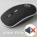 iMice Wireless Mouse Silent Computer Mouse 1600 DPI Ergonomic Mause Noiseless Sound USB PC Mice Mute Wireless Mice for Laptop