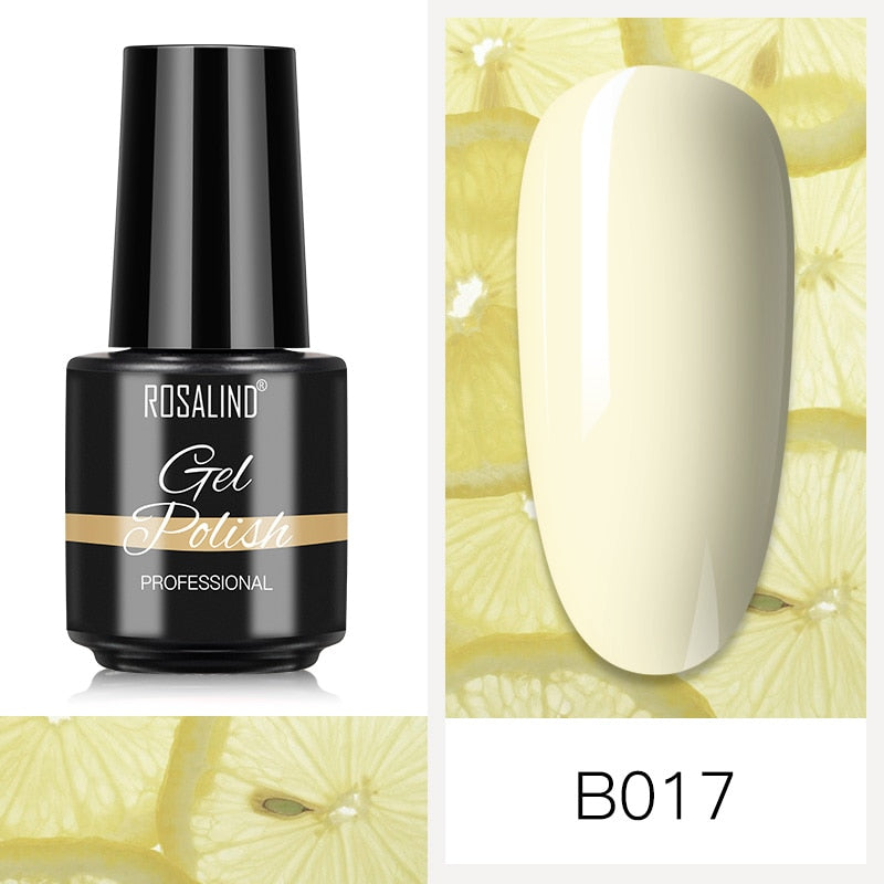 ROSALIND Nail Gel Polish Semi Permanent Polish All For Manicure Nails Art UV Hybrid Varnishes Gellak Base TOP Primer For Nails