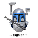 Mandalorian Building Blocks Jango Boba Fett Grogu Baby Yoda Pre Vizsla Bo-Katan Din Djarin Sabine Wren Brick Figure Toy