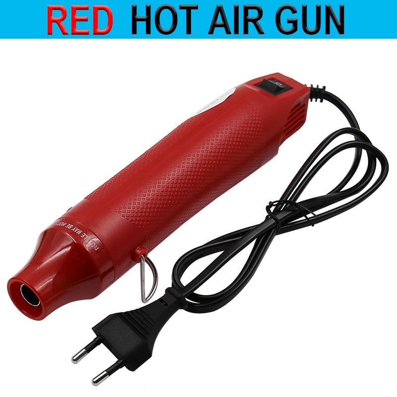 220V DIY Using Heat Gun Electric Power tool hot air 300W temperature Gun with supporting seat Shrink Plastic DIY tool color