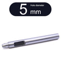 Round Punch Hollow Punch Steel Chisel Leather Puncher Cutting Tool for Belts, Metal Gaskets, Leather, Canvas (0.5mm To 60mm)