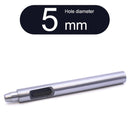 Round Punch Hollow Punch Steel Chisel Leather Puncher Cutting Tool for Belts, Metal Gaskets, Leather, Canvas (0.5mm To 60mm)