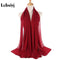 Muslim 2021 New Chiffon Hijab Scarf Women Solid Color Soft Long Shawls and Wraps Islamic Head Scarves Fashion turbante mujer