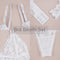 Women Lace Bra Briefs Set Sexy Wire Free Lingerie Hollow Out G-String Bra Set Female Transparent Seamless Intimate Underwear Set