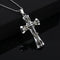 2021 Fashion New Black Rectangle Pendant Necklace Men Trendy Simple Stainless Steel Chain Men Necklace Jewelry Gift