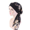 2020 fashion printed flowers women inner hijabs cap muslim head scarf turban bonnet ready to wear ladies wrap under hijab caps