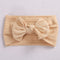 1Pcs Newborn Baby Headband For Girls Elastic Knit Children Turban Baby Bows Soft Nylon Kids Headwear Hair Accessories 32 Colors