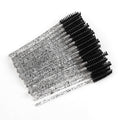 5/50pcs Disposable Brush Crystal Eyelash/Eyebrow Makeup Brush Diamond Handle Mascara Wands Eyelash Extension Tool maquiagem