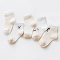 5Pairs/lot 0-3Y Infant Baby Socks Baby Socks for Boys Girls Cotton Mesh Newborn Toddler First Walkers Baby Clothes Accessories