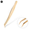 1 Pcs Eyelashes Tweezers Stainless Steel superhard Tweezers High Precision Anti-static tweezers for Eyelash Extensions