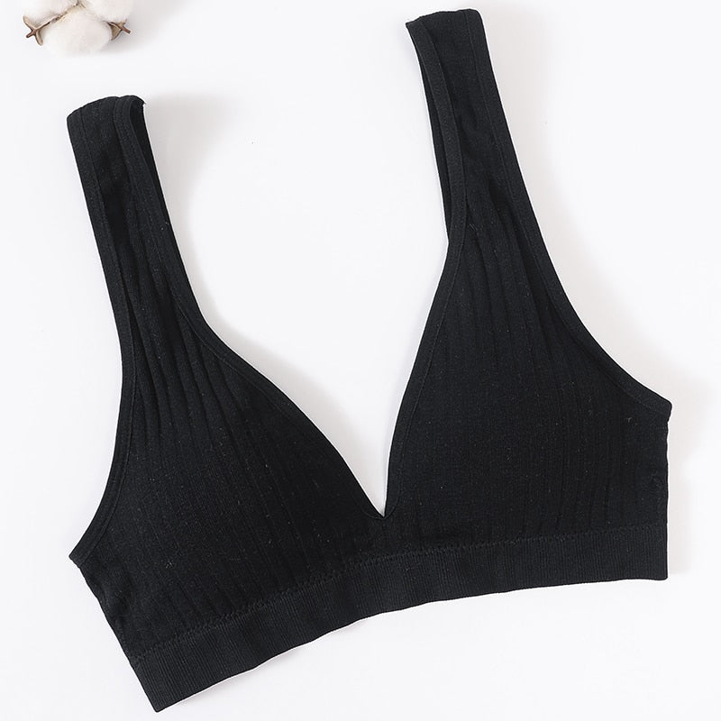 Seamless Bra Sports Bras For Women Plunge Bra Top Female Brassiere Deep V Sexy Women Underwear Backless Bralette Lingerie