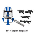 Disney 501st Clone Troopers Building Block Scout Republic Commando Appo Echo Cody Rex Jesse SEV Gree Kashyyyk Action Figures