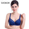 SVOKOR Women Bras Fashion Casual Sexy V-neck Solid Color Chest Pad Lace Sling Nylon Breathable Elasticity Comfortable Women Bras