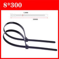 30PCS reusable self-locking plastic nylon cable ties, fixed nylon cable ties and detachable zipper cable ties, binding straps