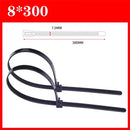 30PCS reusable self-locking plastic nylon cable ties, fixed nylon cable ties and detachable zipper cable ties, binding straps