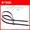 30PCS reusable self-locking plastic nylon cable ties, fixed nylon cable ties and detachable zipper cable ties, binding straps