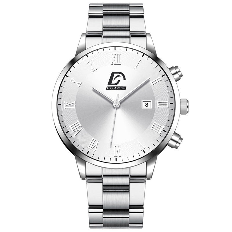 2022 Fashion Mens Gold Stainless Steel Watches Luxury Minimalist Quartz Wrist Watch Men Business Casual Watch relogio masculino