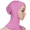 New Fashion Muslim Underscarf Women Veil Hijab Islamic Soft Cotton Solid Color Elastic Comfortable Breathable Casual Turbans