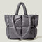 Fashion Large Tote Padded Handbags Designer Quilted Women Shoulder Bags Luxury Nylon Down Cotton Crossbody Bag Winter Purse 2022