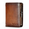 ManBang HOT Genuine Leather Men Wallet Small Mini Card Holder Male Wallet Pocket Retro purse wallet for men High Quality