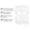 16Pcs Reusable Silicone Anti-wrinkle Face Forehead Cheek Chin Sticker Face Eye Patches Wrinkle Removal Face Lifting Beauty Tools
