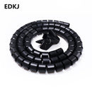8/10/15/20/25mm 1m Line Organizer Pipe Protection Spiral Wrap Winding Cable Wire Protector Cover Tube（without  wire-finder）