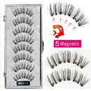 MB Anniversary 5 Magnetic Eyelashes With Tweezers Natural Wispy Faux Cils magnetique Mink Lashes Professional Eye Lashes Set