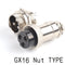 1 Set GX16 Nut TYPE Male &amp; Female Electrical Connector 2/3/4/5/6/7/8/9/10 Pin Circular Aviation Socket Plug Wire Panel Connector