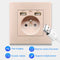 EOMR Wall USB Power Socket 5V 2.1A EU France Belgium Electrical Socket 16A Dual USB Plug IOS Android Phone Charging Ports Socket