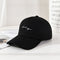 Cotton Women Baseball Cap Letter Embroidery Outdoor Visor Sun Hat Unisex Solid Color Simple Hip Hop Cap Adjustable Casual Bonnet