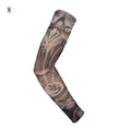 1PC Street Tattoo Arm Sleeves Sun UV Protection Arm Cover Seamless Outdoor Basketball Riding Sunscreen Arm Sleeves For Men Women