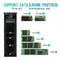 Dual Protocol M2 NVMe/SATA SSD Case 10Gbps HDD Box M.2 NVME NGFF SSD to USB 3.1 Enclosure Type-C to Type-A for M.2 Hard Disk