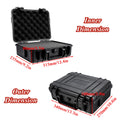 9 Sizes Plastic Safety Equipment Case Waterproof Hard Carry Tool Case Bag Storage Box Camera Photography with Sponge for Tools