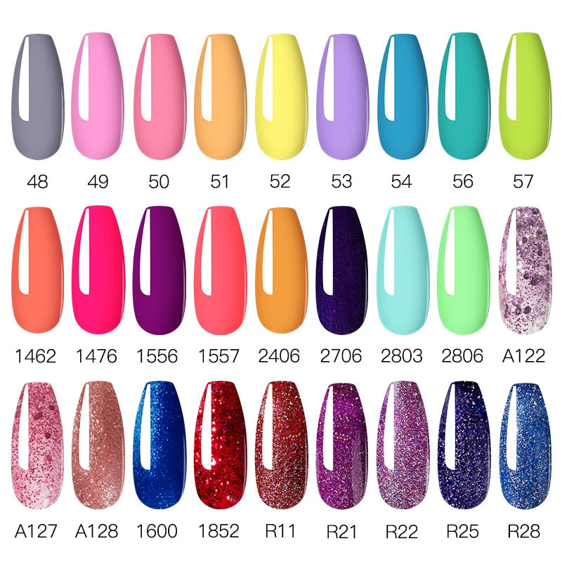 ROSALIND Nail Gel Polish Semi Permanent Polish All For Manicure Nails Art UV Hybrid Varnishes Gellak Base TOP Primer For Nails