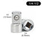 1/4&quot; 3/8&quot; 1/2&quot; Ratchet Wrench Adapter Chrome Vanadium Steel Sleeve Adapter Drive Socket Converter Wrench-sleeve Joint Converter