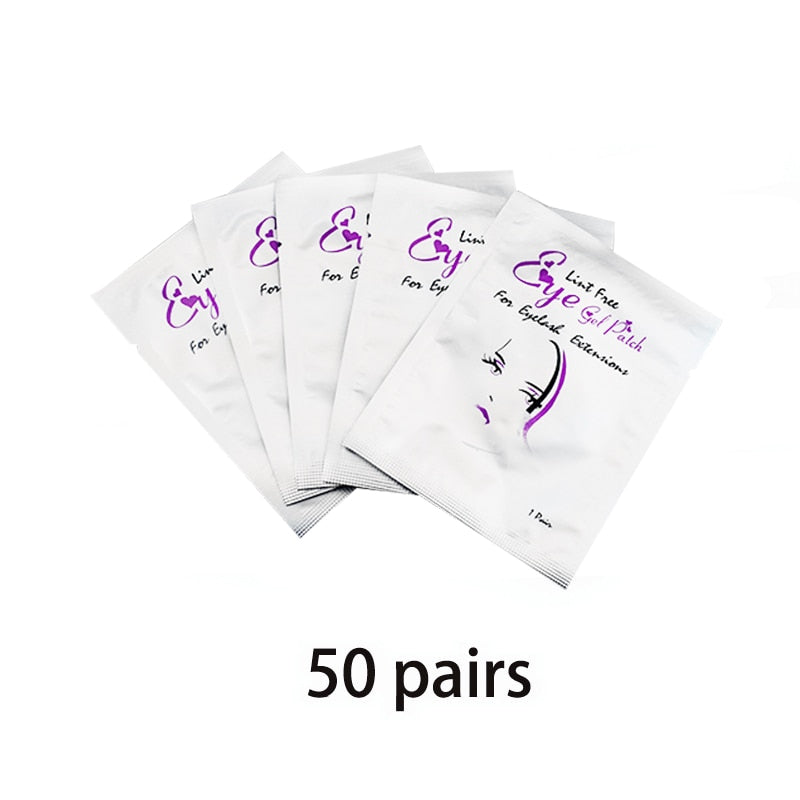 50/100Eyelash Extension Patch Grafted Eyelash Extension Paper Patch Under The Eye Pad Without Downy Hydrating Eye Paper Patch