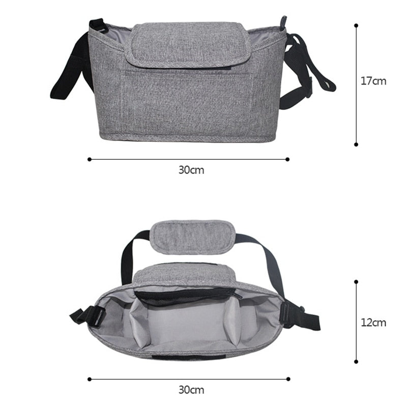 Stroller Bag Pram Stroller Organizer Baby Stroller Accessories Stroller Cup Holder Cover Baby Bag Organizer Travel Accessories