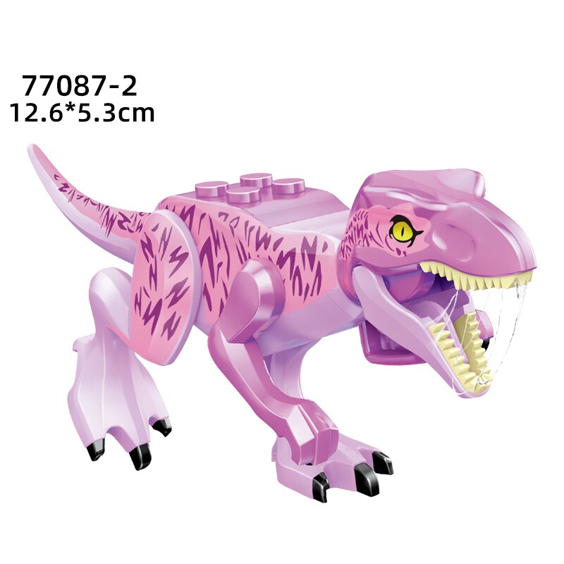 Jurassic Dinosaur Building Blocks Toys Park Compatible Major Brand Gifts Simulation Animal Rex Raptor Ankylosaur Christmas Gifts